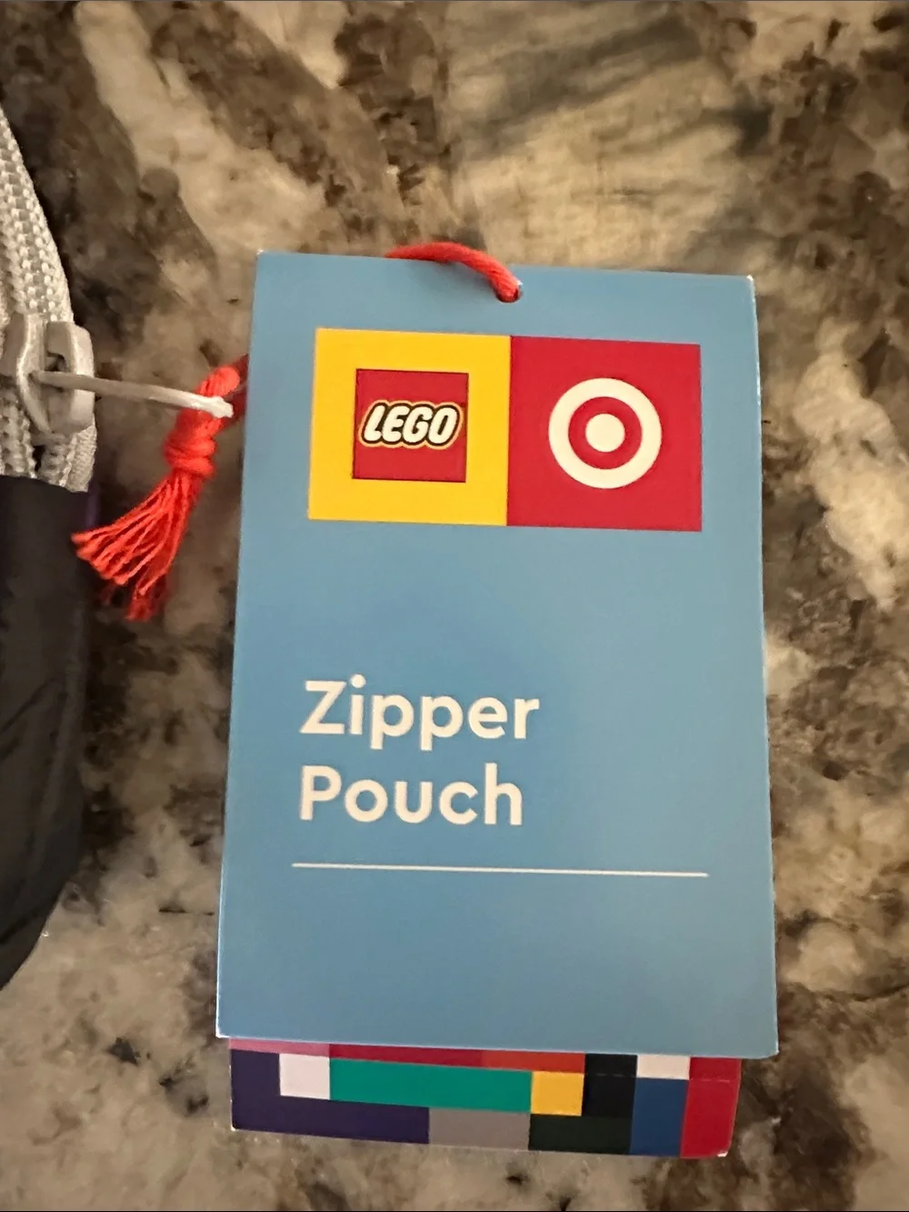 Target Kids Zipper Pouch in Black, Purple & Blue